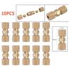 10pcs 3/16" OD Hydraulic Brake Lines Pipe 4.75mm Brass Brake Line Union Fittings Straight Reducer Compression Kits Connector Fuel System Fittings7