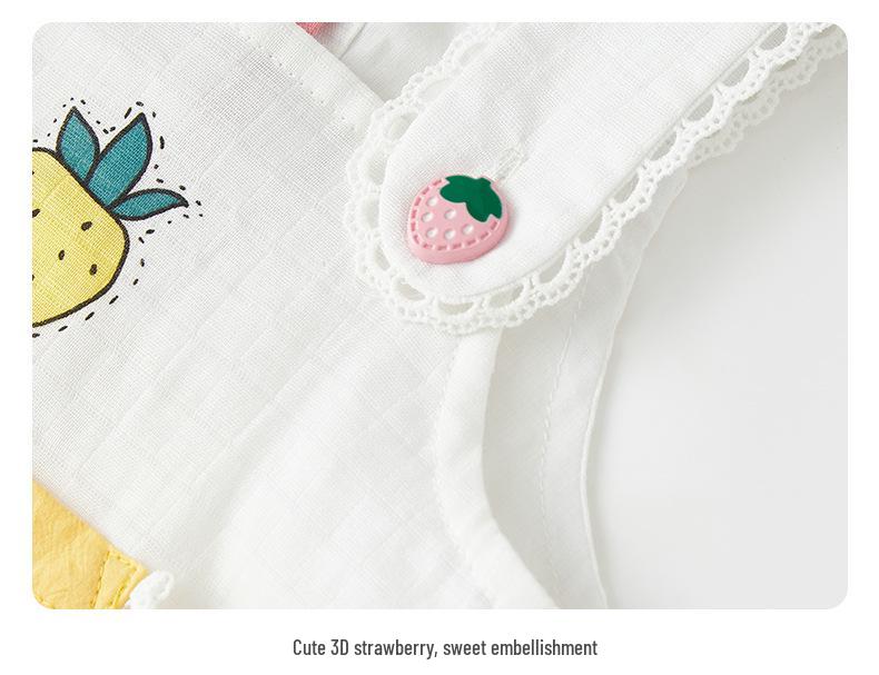 2025 Summer Baby Romper: Pure Cotton Crawling Suit & Bodysuit for Newborn Girls (Style 3686)