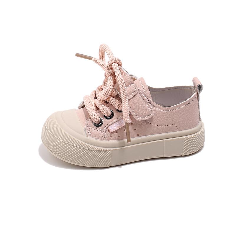 2025 Kinderschuhe Frühling Designer Mode Weichsohlige Board-Schuhe Täglich Vielseitig Rutschfeste Schuhe Trendige Kinder Freizeitsneaker