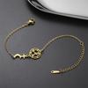 EUEAVAN Exquisite Sigil of Lilith Bracelet for Women Crescent Moon Cross Bracelets Stainless Steel Mythical Amulet Jewelry Gifts