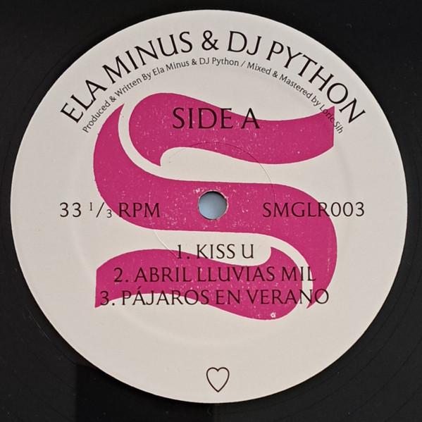 12inch Record ELA MINUS  DJ PYTHON   SMGLR003 Smugglers Way 2022 US Dance  Electronica