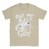 Oh My God JoJos Bizarre Adventure T Shirt Unisexs Pure Cotton Awesome TShirts Round Collar Tees Short Sleeve Clothing Unique
