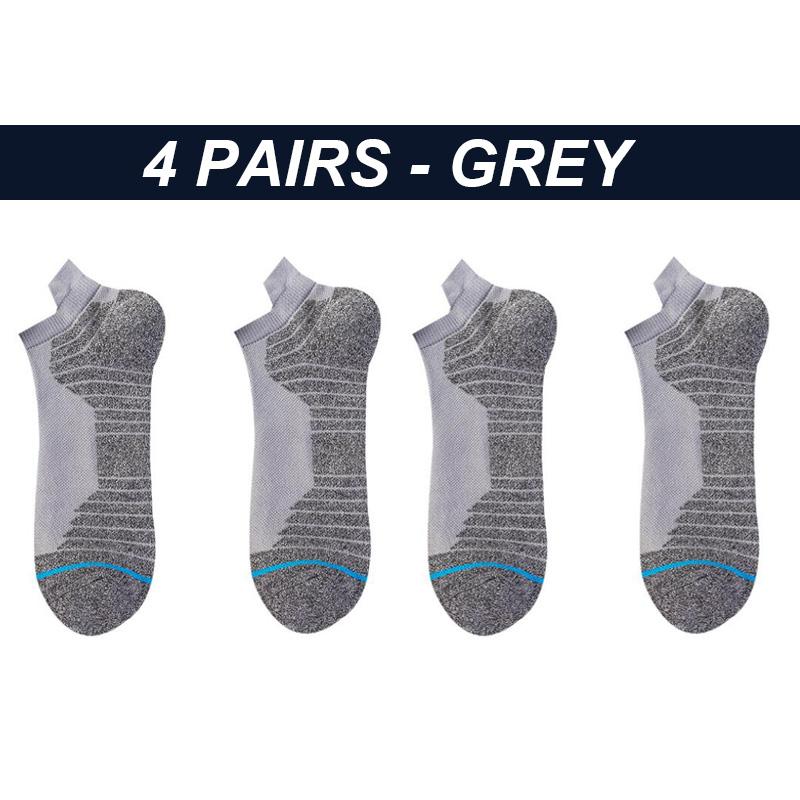4 Pairs Hohe Qualität männer Sport Socken Neue Handtuch Unten Boot Socken Outdoor Atmungs Basketball Männlich kurze röhre Socken