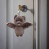 Bat Plush Toy Keychain Soft Stuffed Animal Bag Charm Backpack Pendant Accessory Handmade Halloween Room Decoration