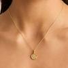 12 Constellation Libra Pisces Virgo Necklace for Women Men Vintage Zodiac Sign Coin Pendant Necklace Stainless Steel Jewelry
