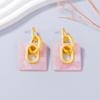 Fashionable geometric earrings