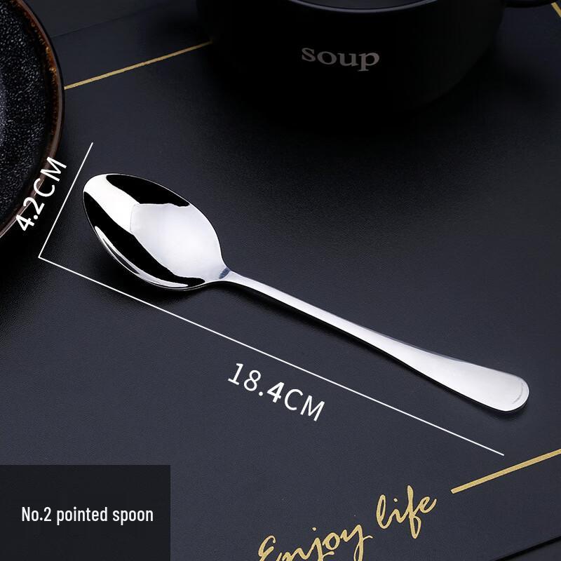 Abay 304 Stainless Steel Pointed Spoon