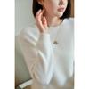 Fanzhen Women's 100% Wool Thickened Loose Sweater