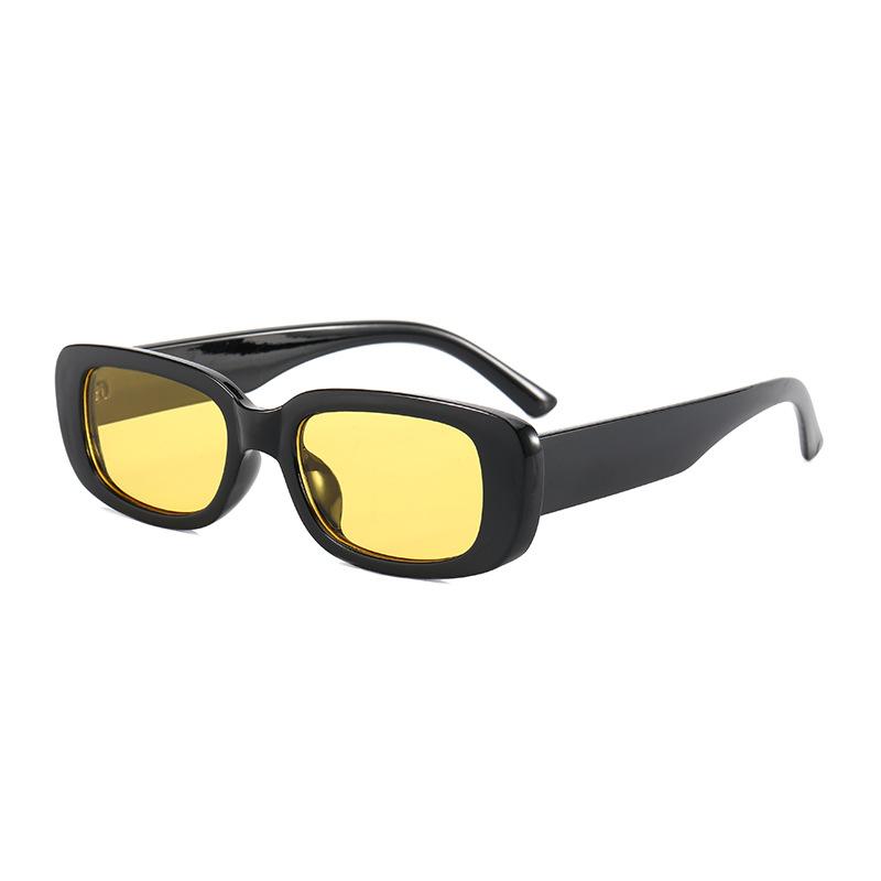 Neue trendige Sonnenbrille mit kleinem Rahmen, quadratische Jelly-Farbe, modische Street-Shot-Sonnenbrille, hochwertige Damen-Sonnenbrille