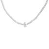 Gentle bow pearl necklace light luxury niche design sense premium collarbone chain female Internet celebrity temperament neck chain accessories