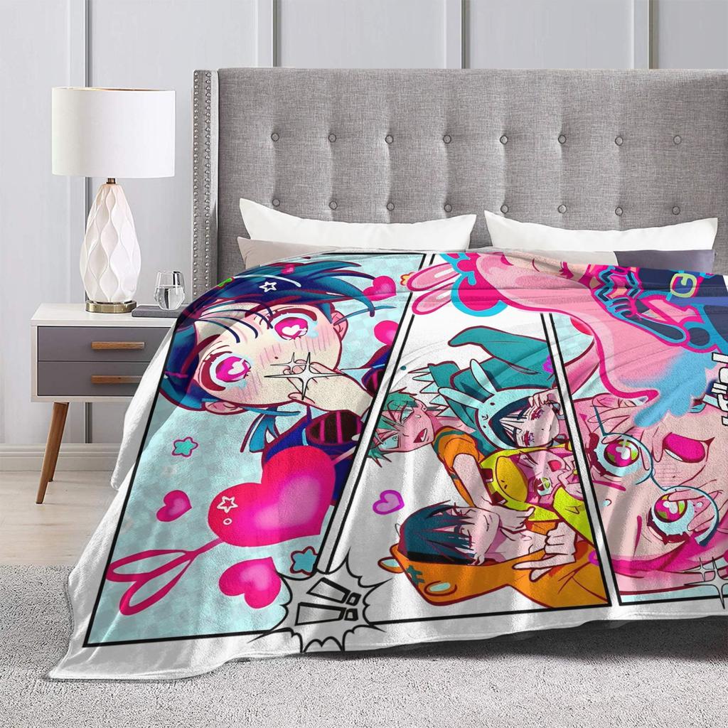 Alien Stage Anime Blankets  Flannel Awesome Warm Throw Blanket for Bedding Lounge Autumn/Winter,