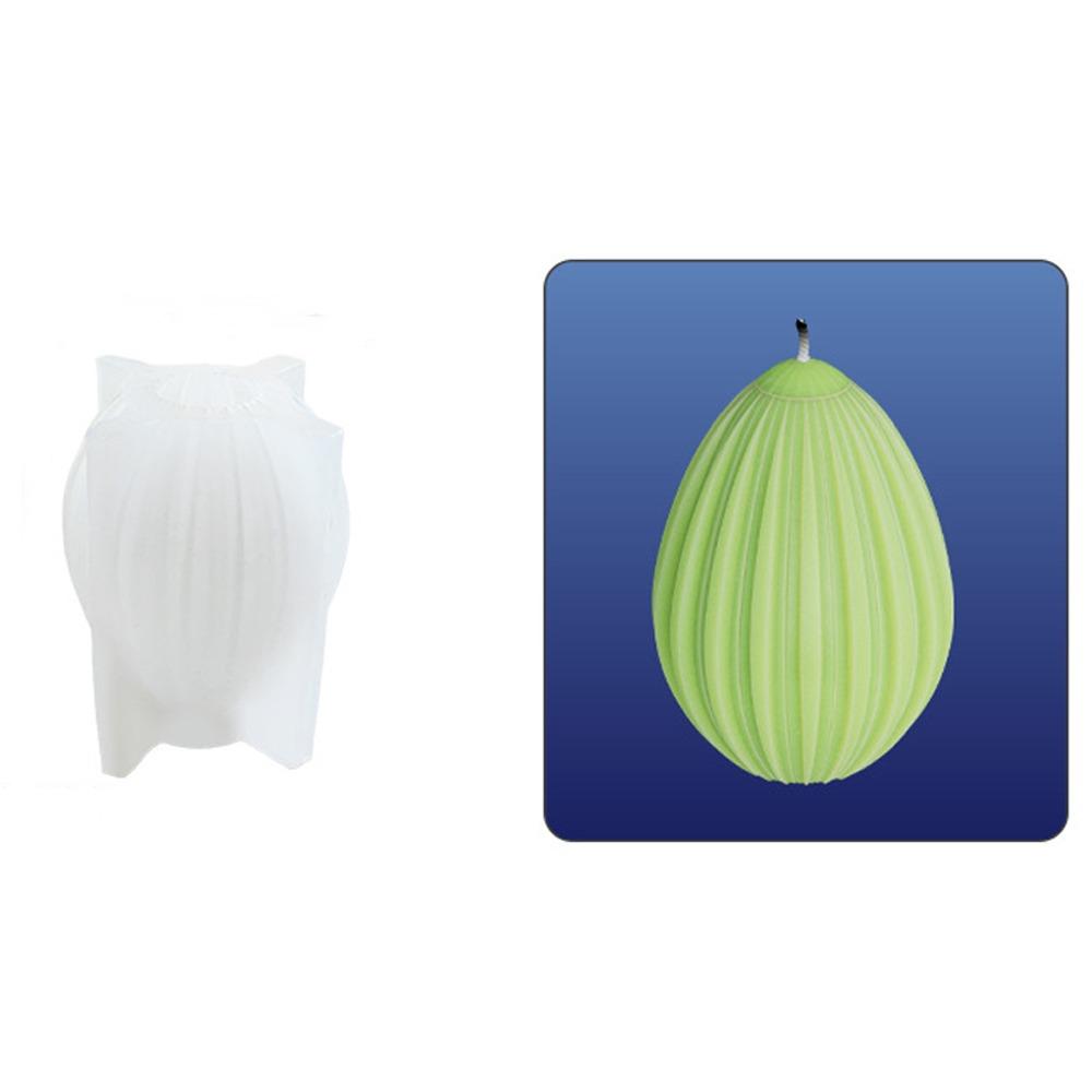 Striped Pattern Silicone Candle Mold Handmade Craft Epoxy Resin Mold  Craft Making