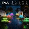 LED Solar Jellyfish Garden Lights Outdoor Waterproof Christmas Ornaments Yard Balcony Lawn Decoration Solar Powered Flowers Lamp