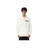 FILA Original Casual Comfortable Fresh Loose Pullover Sweatshirt Men sweatshirt Fog-Lotus-White F11M349230F-IV