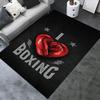 I LOVE Boxing Chair Mat Office Carpet, Oversized Rug for Home Decor, Gift Idea for Boxing Enthusiasts, Suitable for Bedroom, Living Room