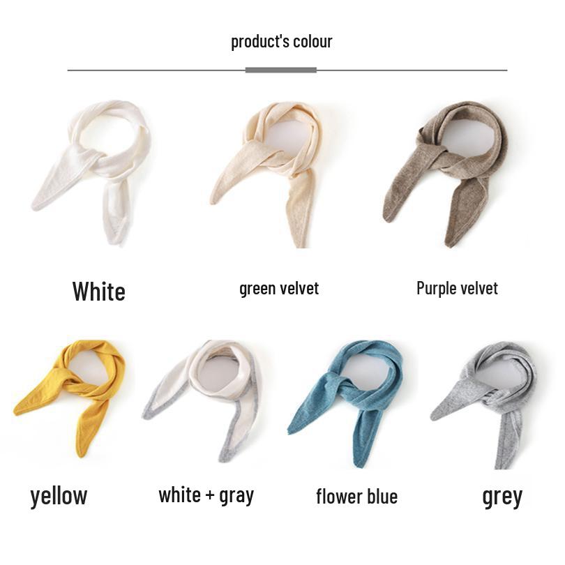 Sciarpa a triangolo da donna in cashmere: Scaldacollo Morbido, Caldo e Versatile per Autunno/Inverno