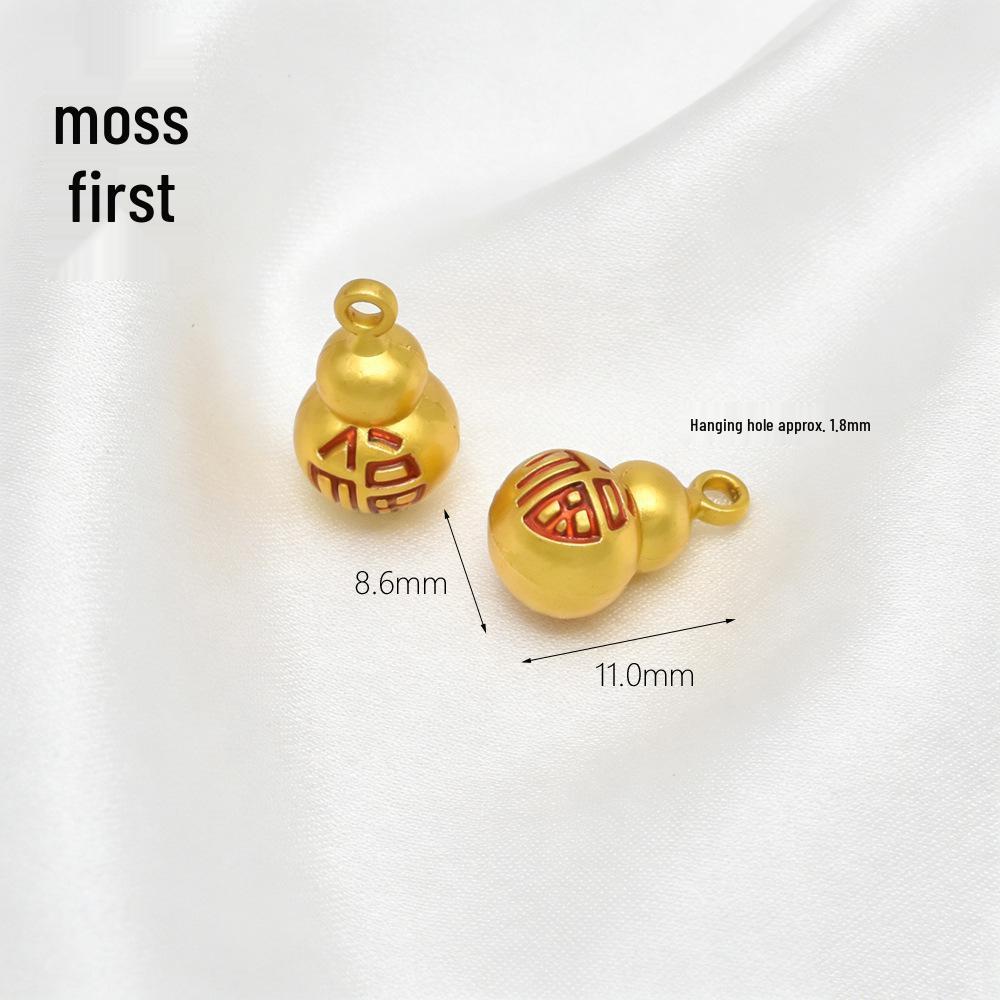 

Matte Gold Lucky Gourd Pendant for DIY Jewelry