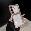 Electroplated Sparkling Diamond Transparent Phone Case for Samsung Galaxy S26 Ultra S25 Plus S24 FE Full Camera Protection Cover