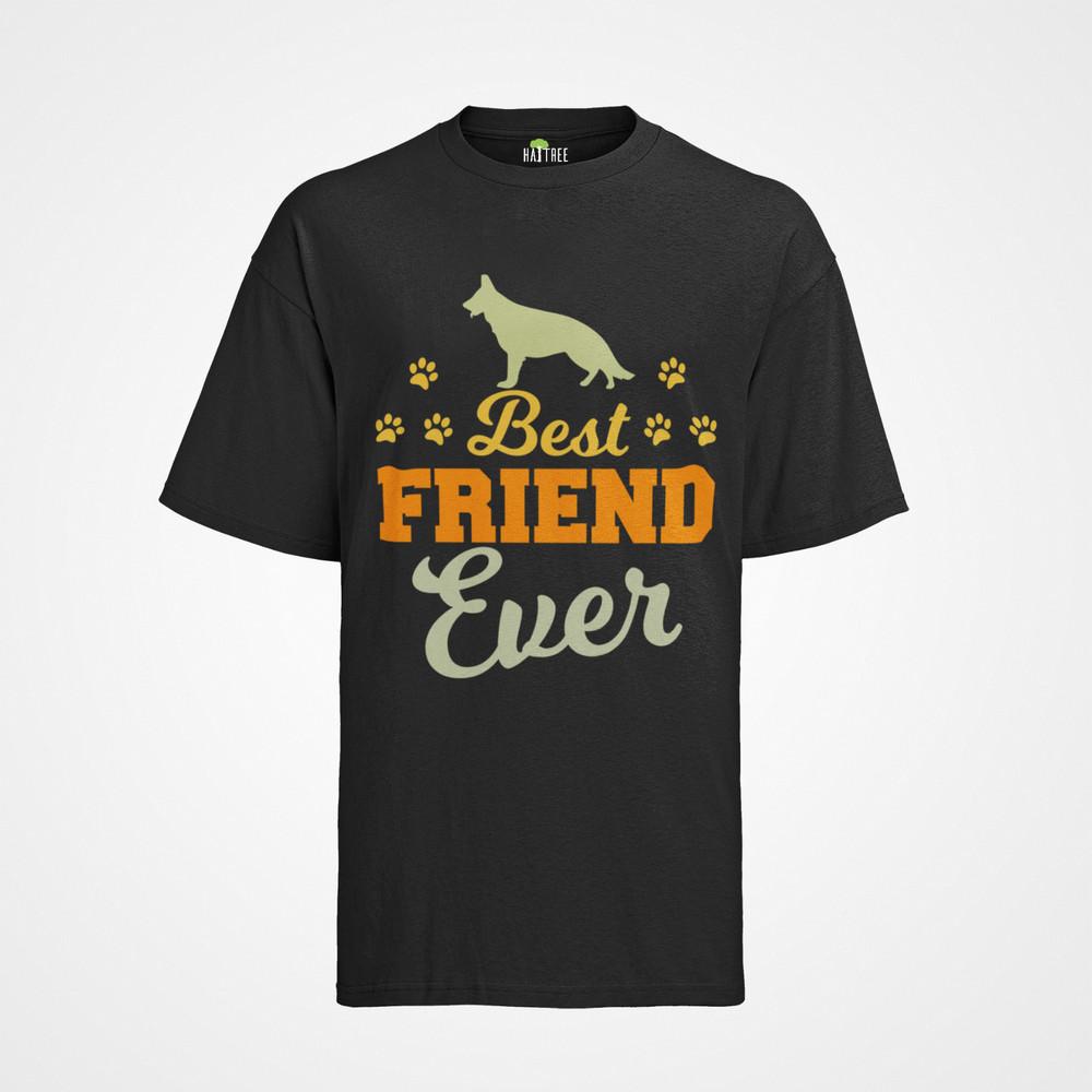 Hunde Spruch Best Friend Ever Bester Freund Haustier Hund Pet Bio Herren T-Shirt