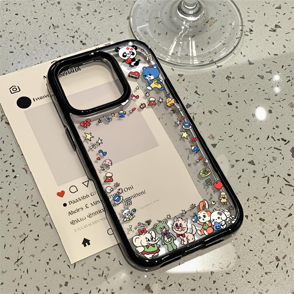 Acrylic Phone Case for iPhone 11 12 13 14 Pro 12 14 16 Pro Max for Samsung A16 A36 A56 S24 FE High-quality Painted Anti-fall Mobile Phone Case