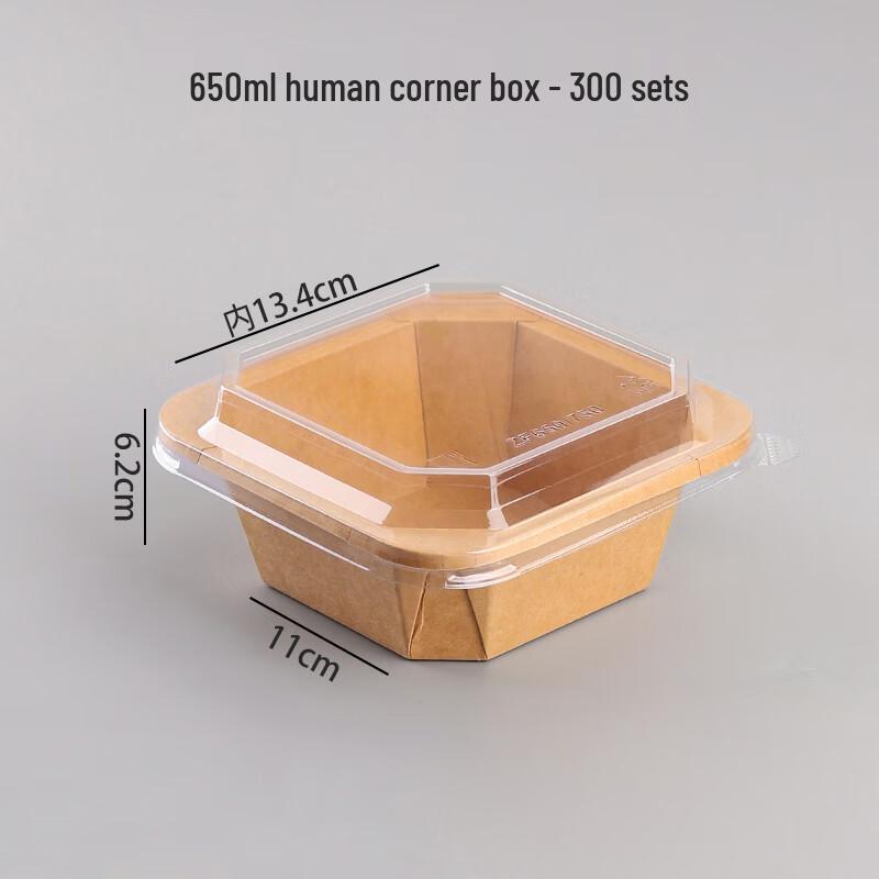 Disposable Octagonal Kraft Paper Meal Box