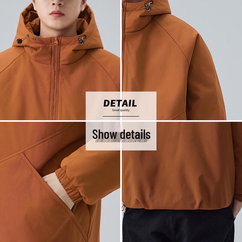 Baleno S&K Men's Waterproof Hooded Padded Jacket