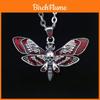 Gothic Skeleton Pendant Necklace With Cross Chain For Fashion Women