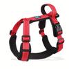 Y-Shaped Dog Harness with Adjustable Durable Nylon, Soft Padding, Metal Buckles and Leather Handle for Small, Medium, Large Dogs