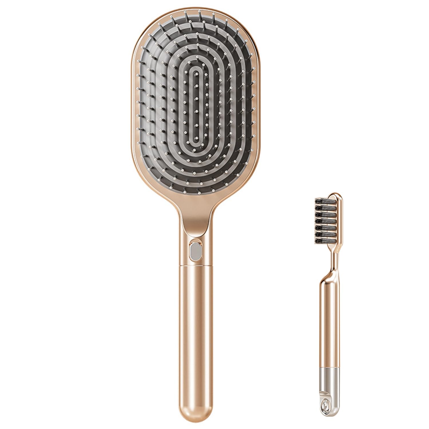 

Hanature Расческа для волос Массажная щетка Щетка для очистки Подходит для и Всех типов волос с дренажем Легкое распутывание Влажные и сухие День рождения Шампань Золотой (Улучшенный набор)