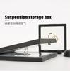 Jewelry Ring Earring Display Stand Box PE Film Pendant Holder Coin Badge Medal Storage Loose Diamond Gem Stone Presentation Case
