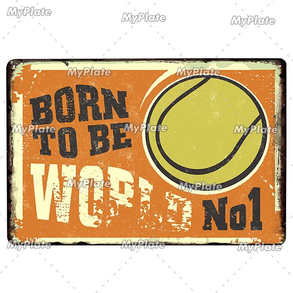 Soccer Metal Sign Vintage Plaque Tin Sign Wall Decor For Home Bar Pub Club Plate Crafts Art Poster Gift Sport Tennis Poster