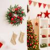 Exquisite Xmas Tree Garland Realistic Pine Cone Wall Hanging Floral Wreath  Party Supplies