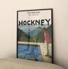 David Hockney 60th Anniversary Pool Poster - Coffee Shop Decor Print
