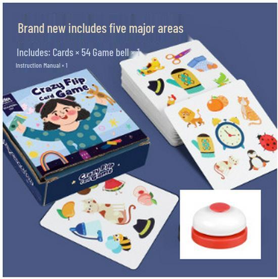 Douyin's Bestselling Parent-Child Interactive Memory Card Game: Enhance Kids' Focus and Reaction Skills.