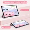 Case for Samsung Galaxy Tab A8 10.5 A9 Plus S9 FE Plus S8 Plus S7FE Plus S6 Lite Transparent Casing with Pencil Holder