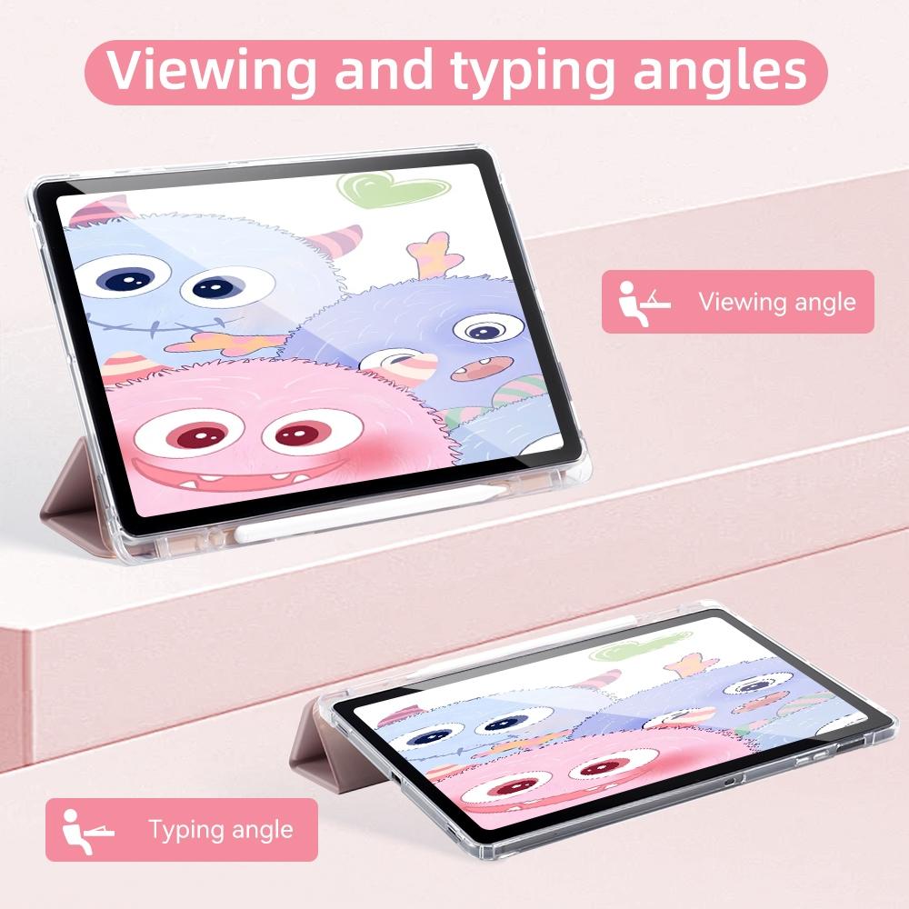 Pouzdro pro Samsung Galaxy Tab A8 10.5 A9 Plus S9 FE Plus S8 Plus S7FE Plus S6 Lite Průhledné pouzdro s držákem na tužku