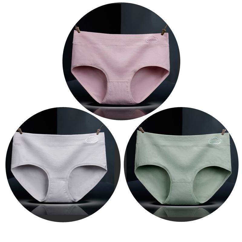 

3 шт./лот трусики женское нижнее белье хлопковые трусики антибактериальное нижнее белье дышащие трусы нижнее белье для девочек сексуальное нижнее белье 2XL
