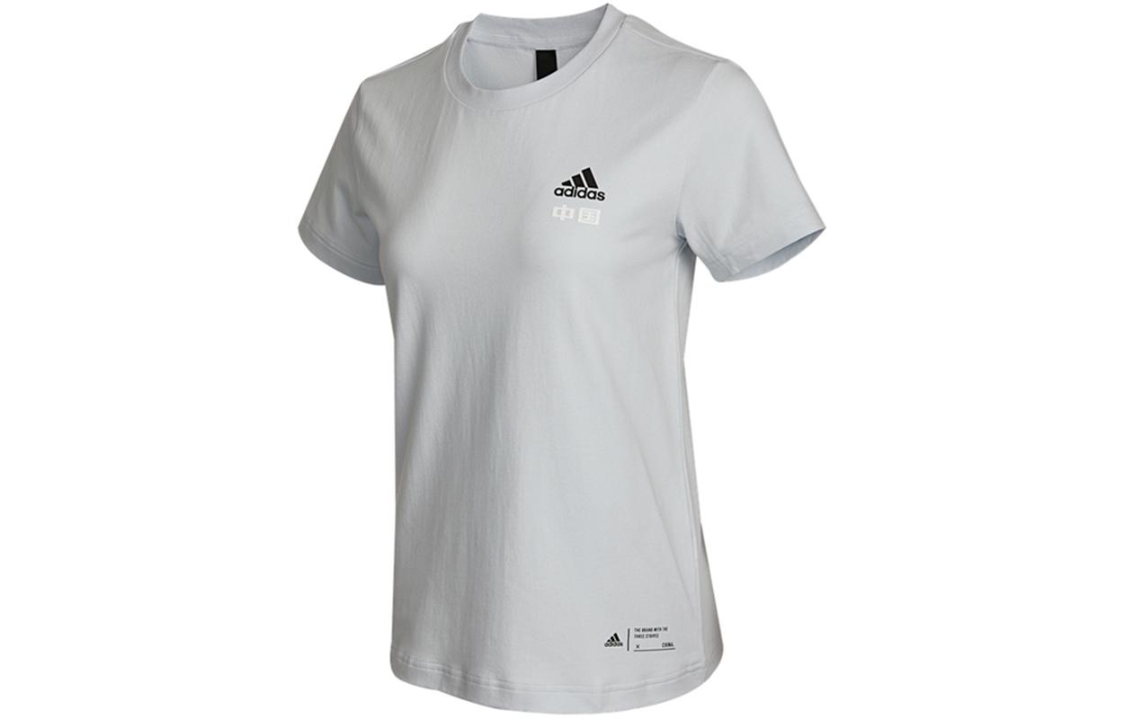 Adidas T Shirt Women s Blue Gray HA3653 S