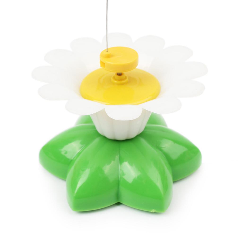 Elektryczny Patyk do Drażnienia Kota Zabawny Interaktywny Design Ptaka i Kwiatka Elektryczna Zabawka dla Kota do Użytku Wewnątrz i na Zewnątrz