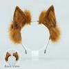 Faux Fur Cosplay Headwear Solid Color Animal Ear Headban Fashion Cat Ears Headband  Women