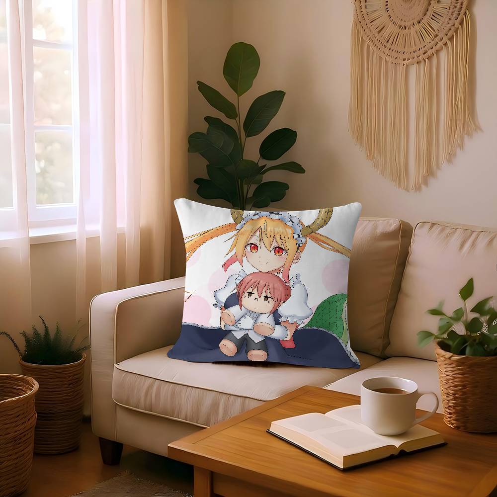 Miss Kobayashi's D-Dragon Maid Pillowcases Home Bedding Decorative Pillow Cover Wedding Super Soft Pillow Case
