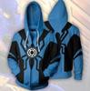 New, animation sweater, steel alchemist, Edward 3D printed sweater zipper cardigan animation periphery