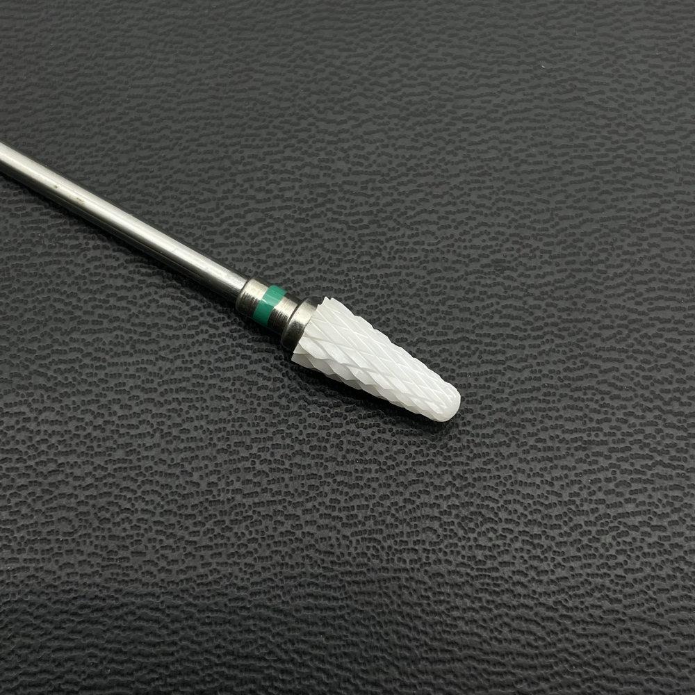 1Pc White Ceremic Nail Drill Bits Ceramic Cuticle Clean Bur Rotary Milling Cutters for Manicure Pedicure Dental Polishing Burs