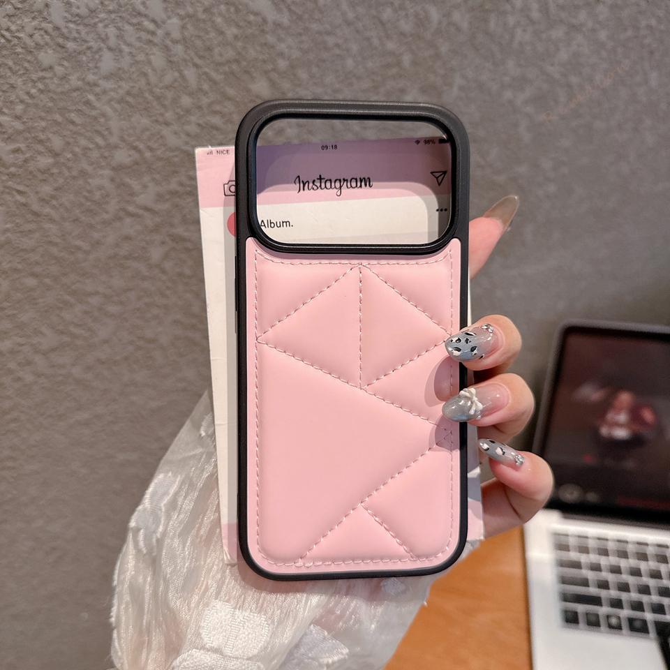 

Candy Bread Phone Case for iPhone 17 Air 14 15 16 11 12 13 Pro Max Plus 17Pro 16Pro Max Cute Triangle Shockproof Protector Cover For iPhone 12Pro