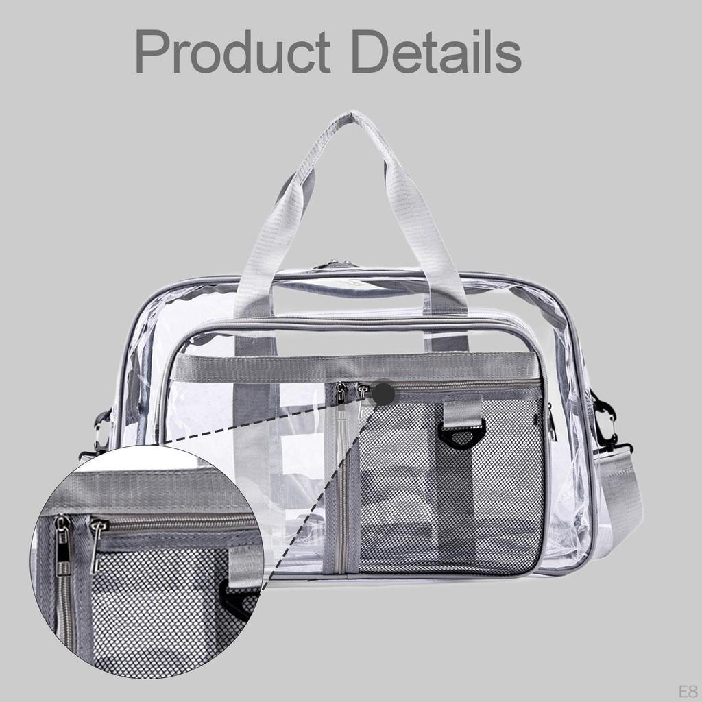 Clear Tote Bag Casual Trendy Women's Shoulder for Music Festival Concert
