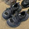 Women's Chunky Sneakers  Breathable Mesh Platform Sports Shoes Woman Fashion Lace Up Thick Sole Casual  Mujer 2025