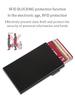 Ultra-Thin Anti-Theft Aluminum Card Holder with Automatic Pop-Up Mechanism