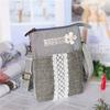 Boho Leinwand Handy Umhängetasche Ethnisches Stammesmuster Handytasche Verstellbarer Schultergurt Kleine Reise-Pass Tasche für Damen