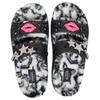 Crocs Classic Cozzzy Disco Glitter Sandals 'Black' Women's