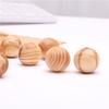 10Pcs wooden block wooden strip wardrobe mothballs wooden beads wooden ball wardrobe deodorant ball